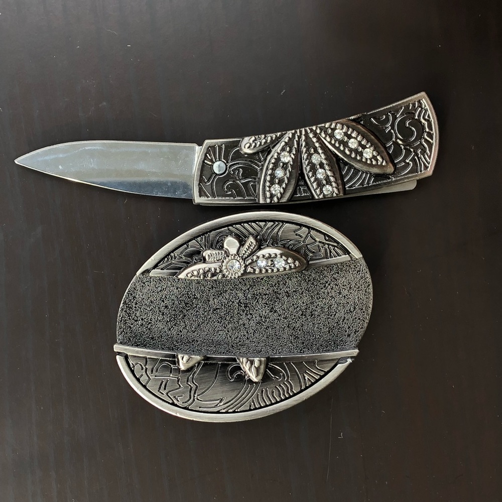 Belt buckle removable cowboy silver men - Picture 6 of 8
